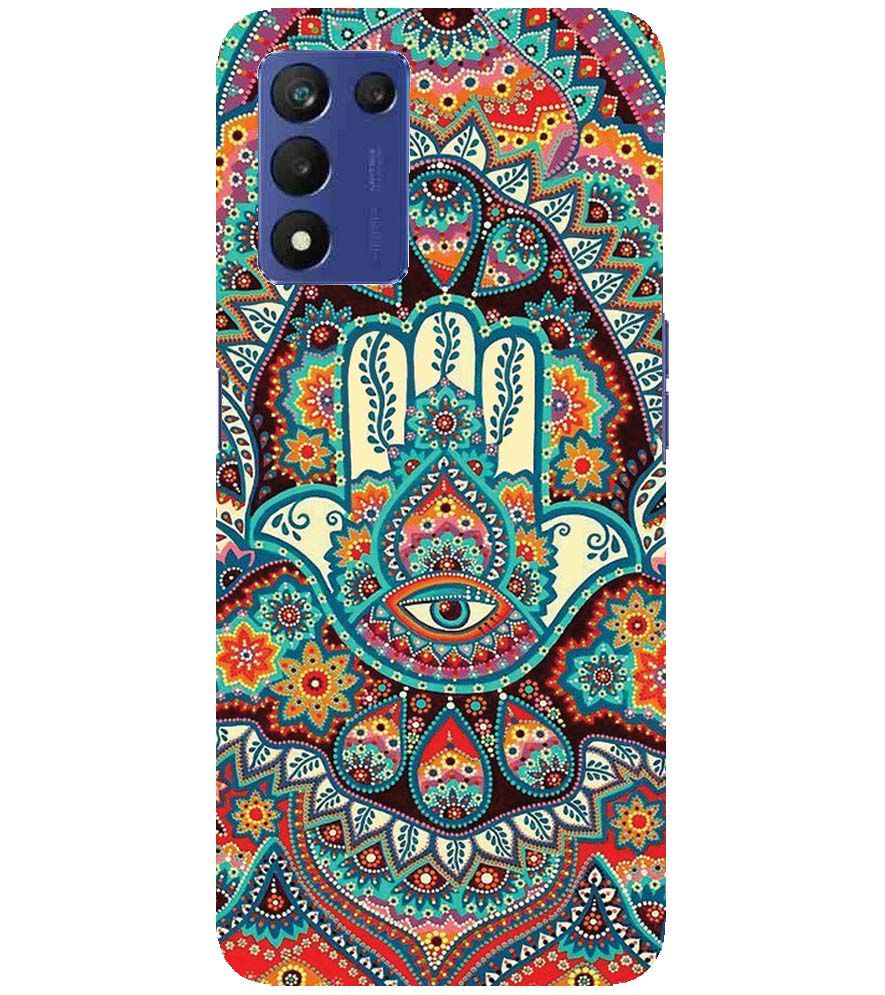 PS1336-Eye Hands Mandala Back Cover for Realme 9 5G Speed