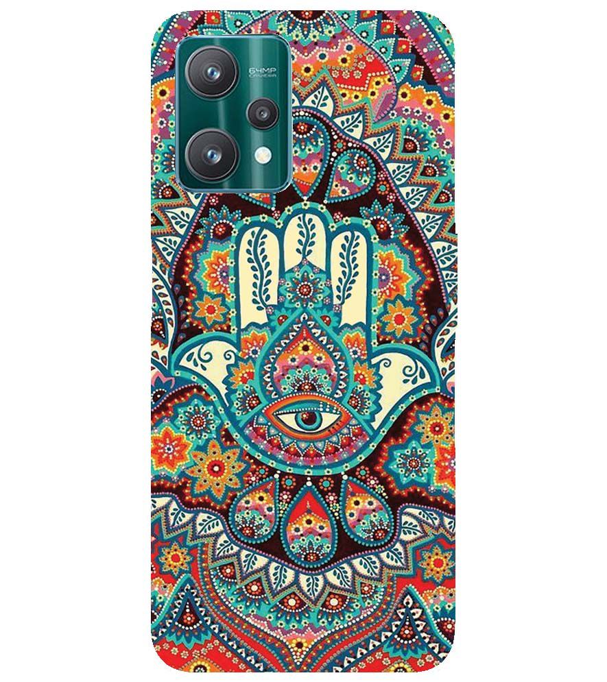 PS1336-Eye Hands Mandala Back Cover for Realme 9 Pro