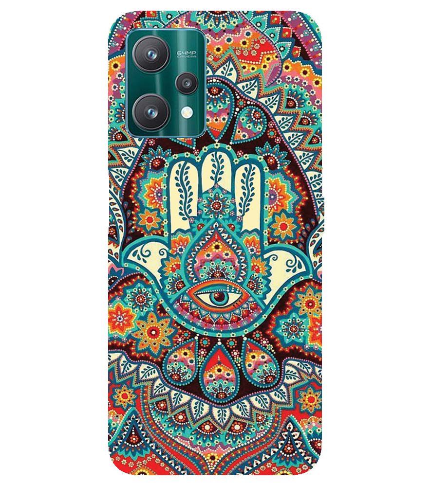 PS1336-Eye Hands Mandala Back Cover for Realme 9 Pro+