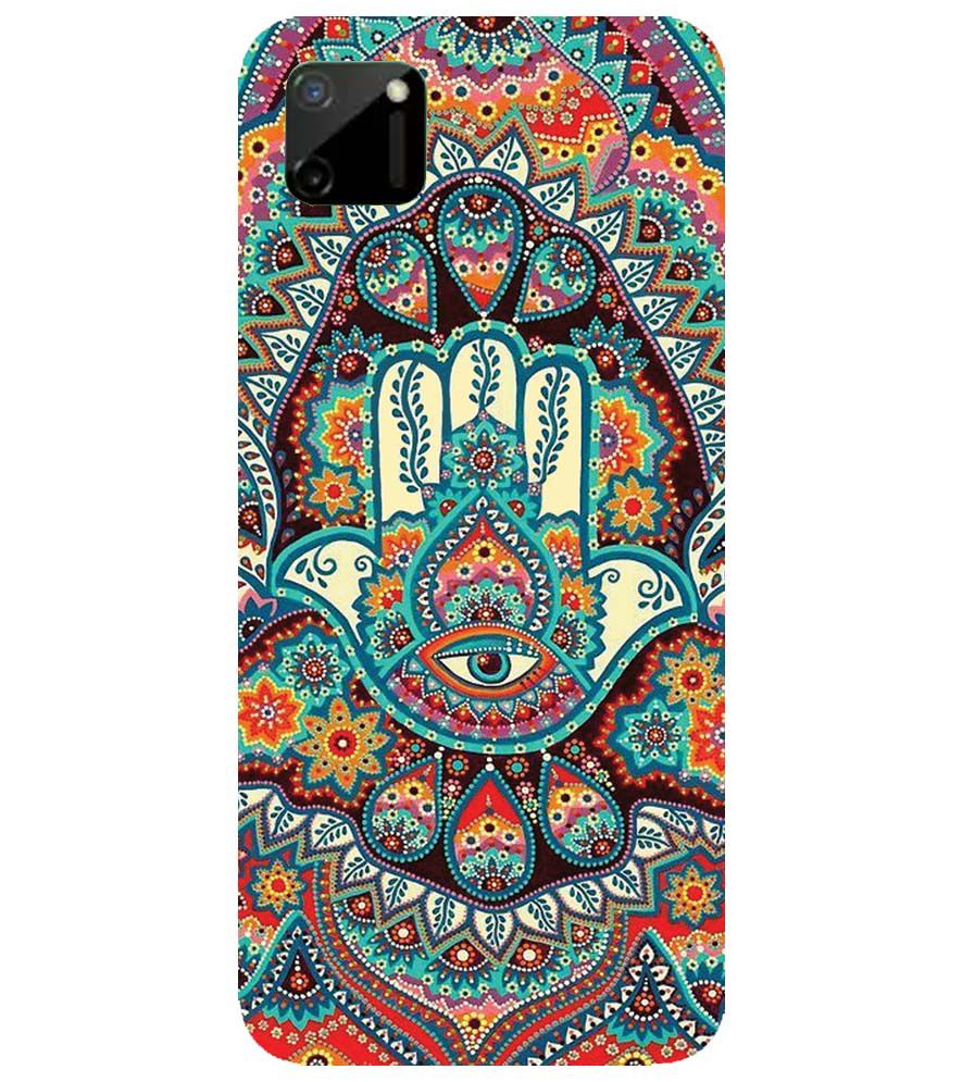 PS1336-Eye Hands Mandala Back Cover for Realme C11