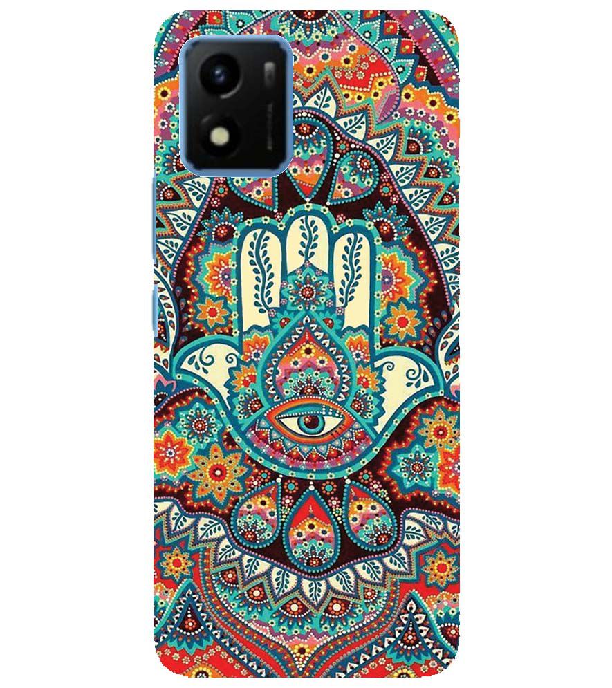 PS1336-Eye Hands Mandala Back Cover for vivo Y01