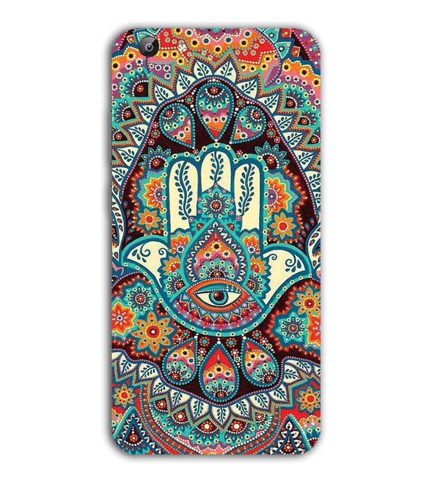 PS1336-Eye Hands Mandala Back Cover for Vivo Y69