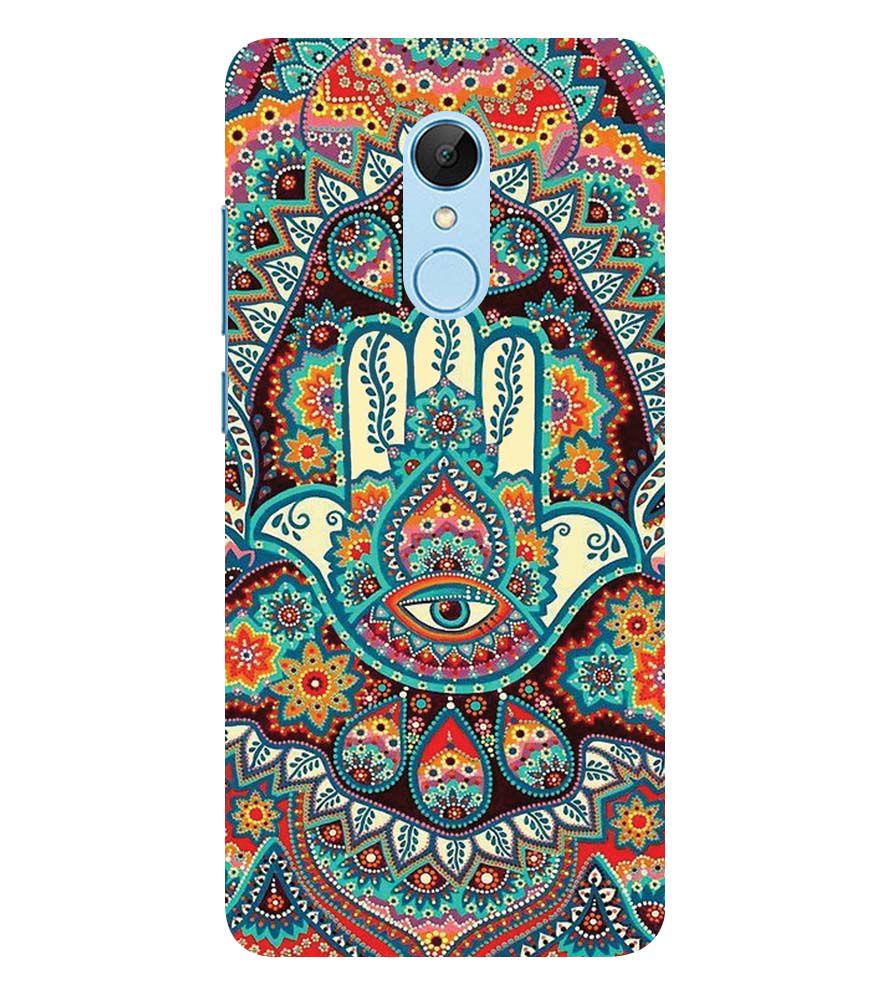 PS1336-Eye Hands Mandala Back Cover for Xiaomi Redmi 5