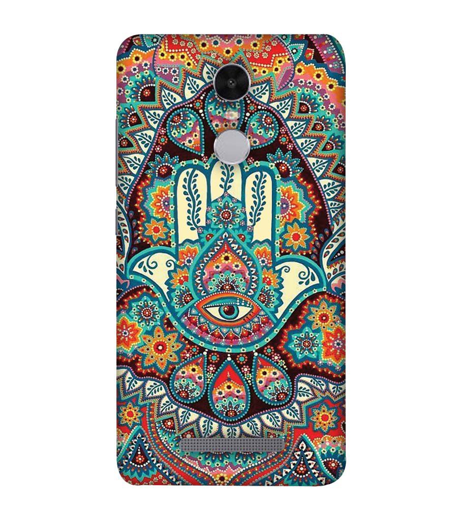 PS1336-Eye Hands Mandala Back Cover for Xiaomi Redmi Note 4