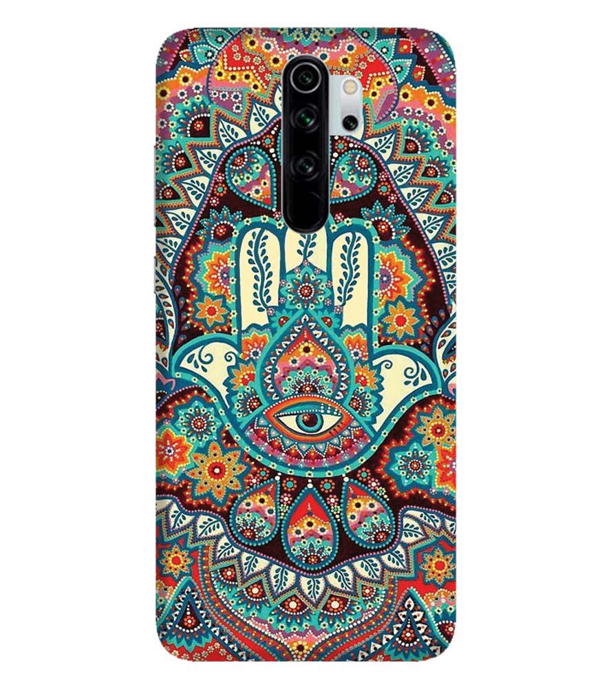 PS1336-Eye Hands Mandala Back Cover for Xiaomi Redmi Note 8 Pro