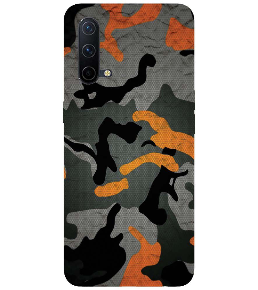 PS1337-Premium Looking Camouflage Back Cover for OnePlus Nord CE 5G