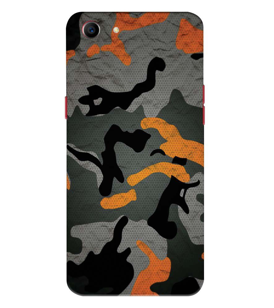 PS1337-Premium Looking Camouflage Back Cover for Oppo A1