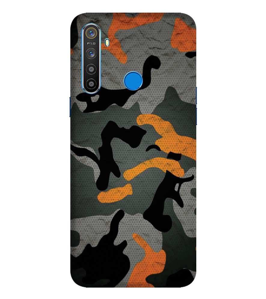 PS1337-Premium Looking Camouflage Back Cover for Realme 5s