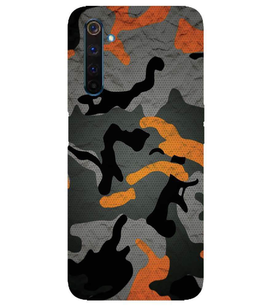 PS1337-Premium Looking Camouflage Back Cover for Realme 6 Pro