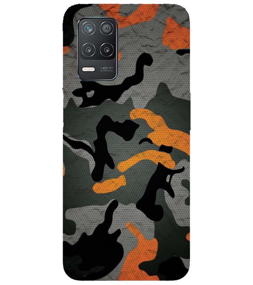 PS1337-Premium Looking Camouflage Back Cover for Realme 8 5G