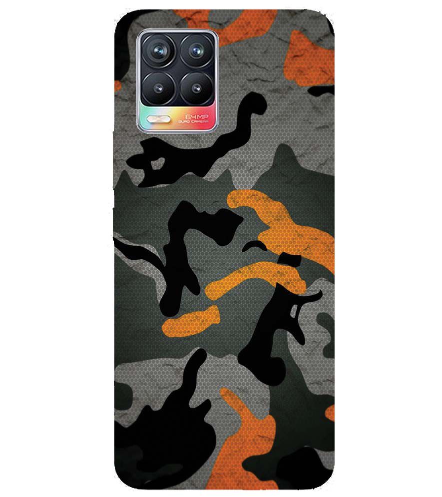 PS1337-Premium Looking Camouflage Back Cover for Realme 8