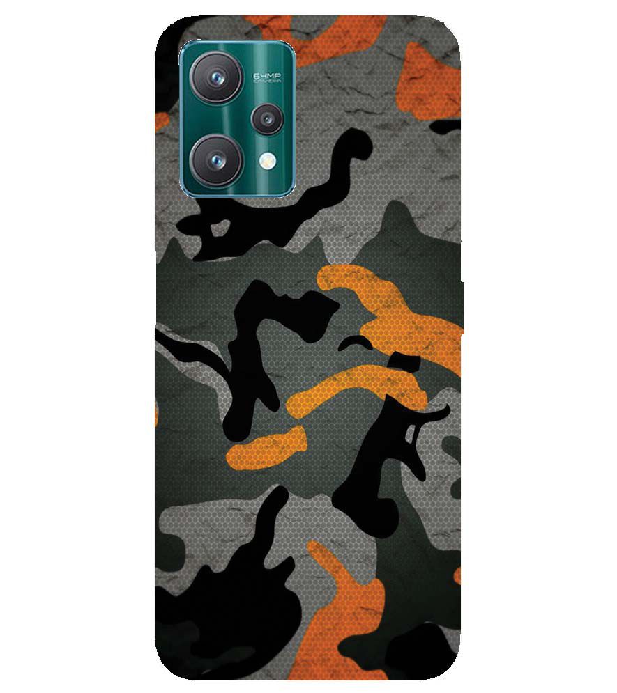 PS1337-Premium Looking Camouflage Back Cover for Realme 9 Pro+