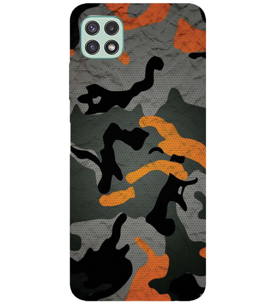 PS1337-Premium Looking Camouflage Back Cover for Samsung Galaxy A22 5G