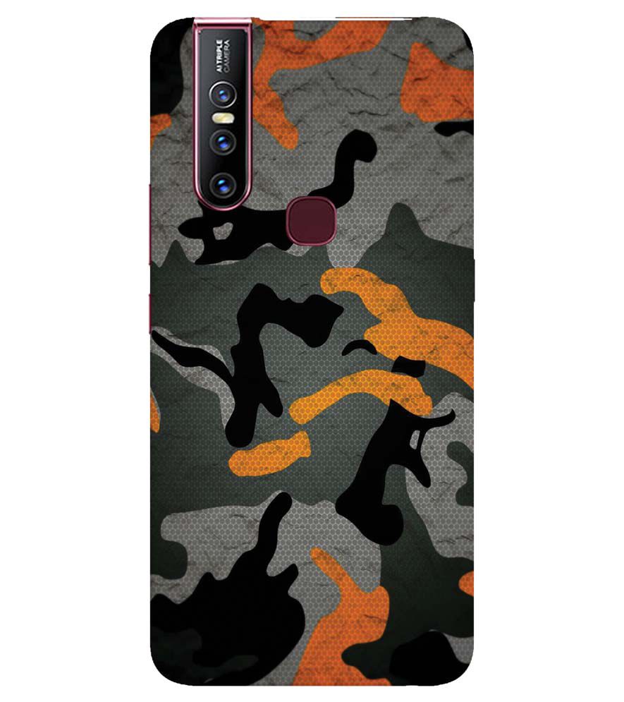 PS1337-Premium Looking Camouflage Back Cover for Vivo V15