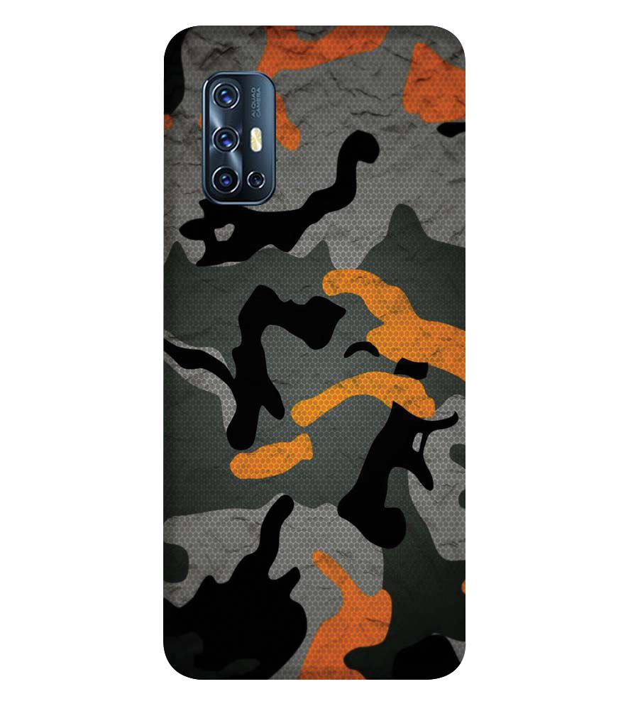 PS1337-Premium Looking Camouflage Back Cover for Vivo V17