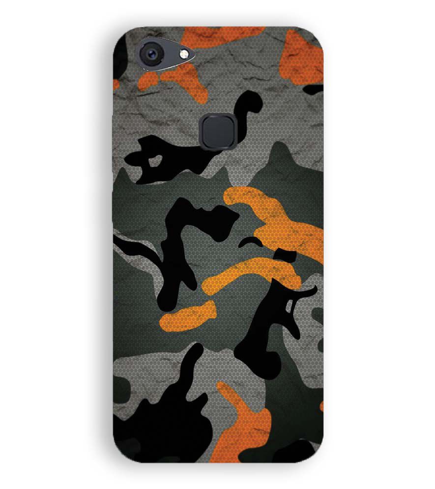 PS1337-Premium Looking Camouflage Back Cover for Vivo V7 Plus