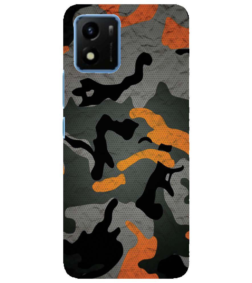 PS1337-Premium Looking Camouflage Back Cover for vivo Y01