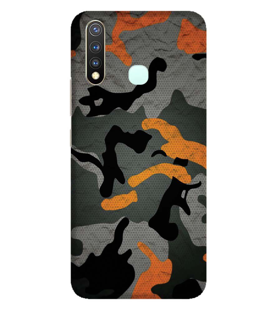 PS1337-Premium Looking Camouflage Back Cover for Vivo Y19