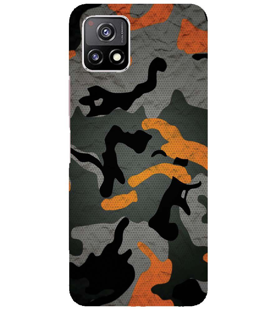 PS1337-Premium Looking Camouflage Back Cover for vivo Y52s