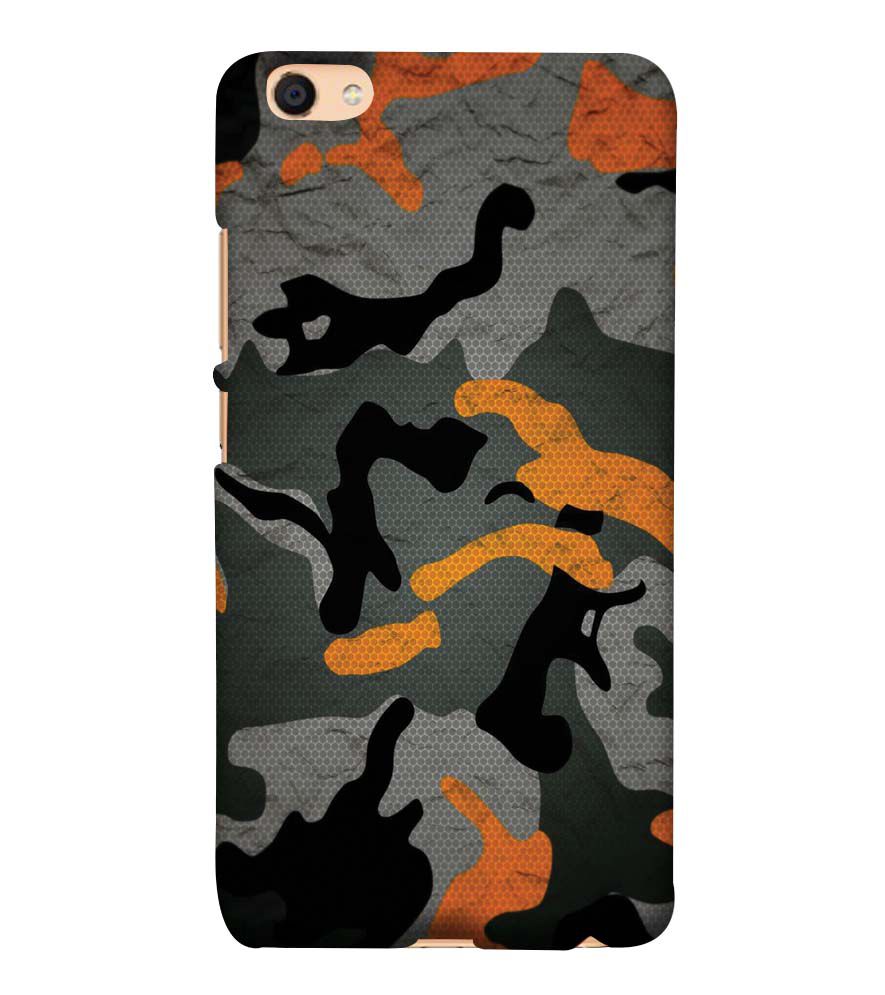 PS1337-Premium Looking Camouflage Back Cover for Vivo Y55L