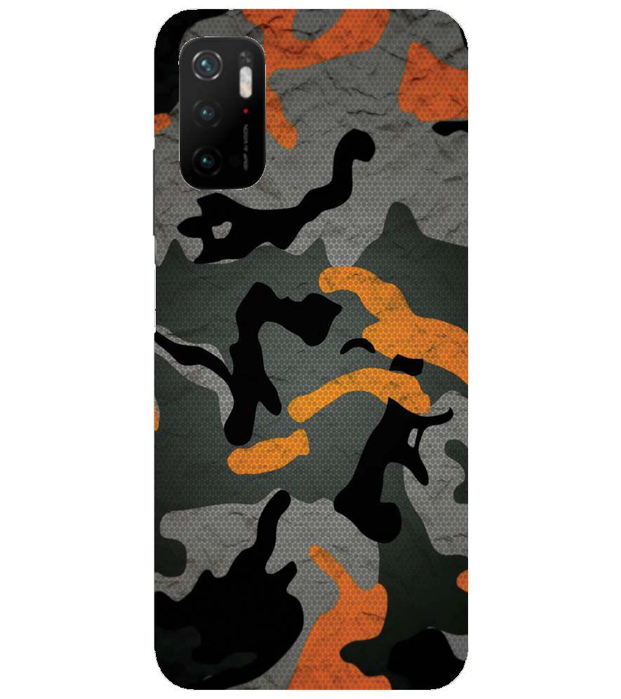 PS1337-Premium Looking Camouflage Back Cover for Xiaomi Poco M3 Pro 5G