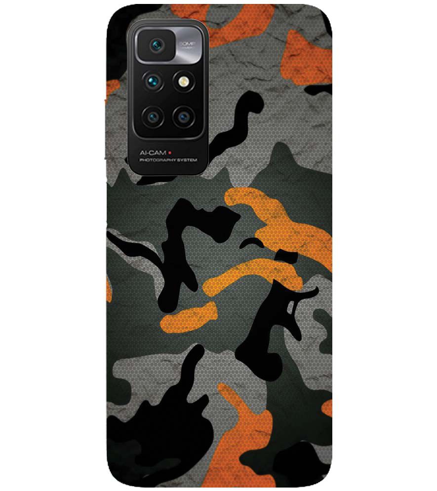 PS1337-Premium Looking Camouflage Back Cover for Xiaomi Redmi 10 Prime