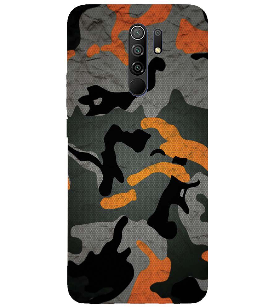 PS1337-Premium Looking Camouflage Back Cover for Xiaomi Redmi 9 Prime