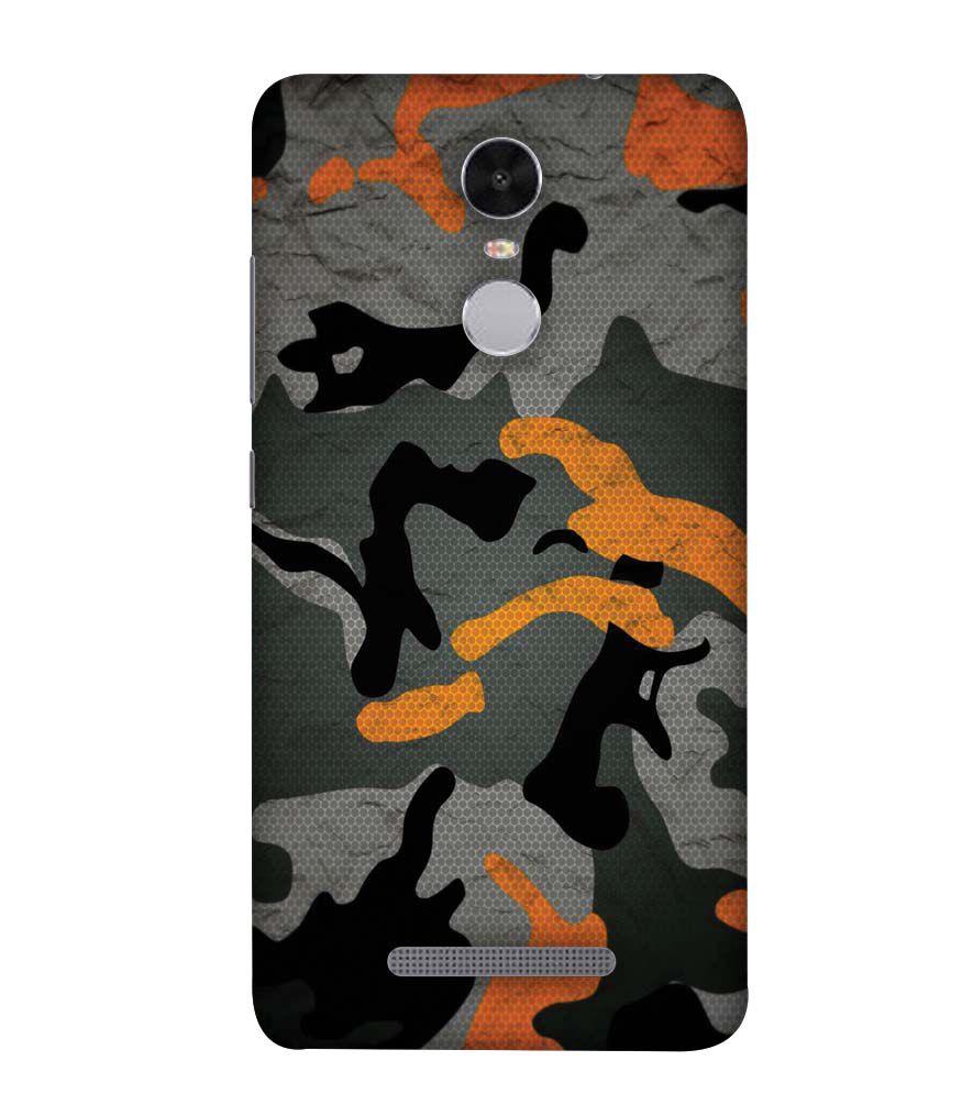 PS1337-Premium Looking Camouflage Back Cover for Xiaomi Redmi Note 4