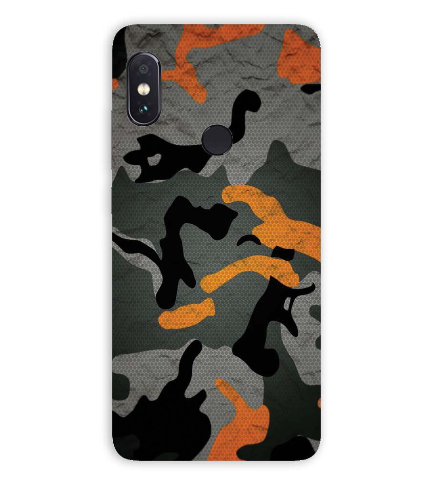 PS1337-Premium Looking Camouflage Back Cover for Xiaomi Redmi Note 5 Pro