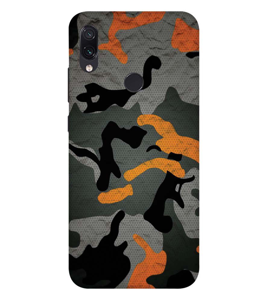 PS1337-Premium Looking Camouflage Back Cover for Xiaomi Redmi Note 7