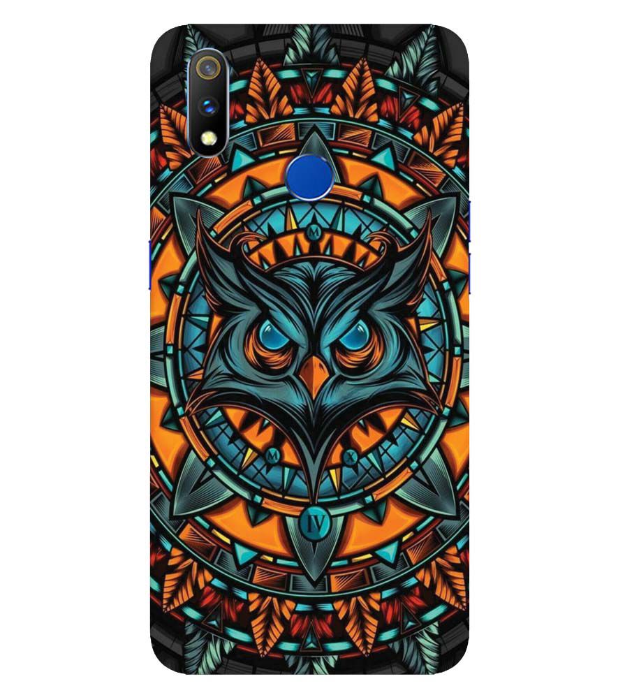 PS1338-Premium Owl Back Cover for  Realme X Lite