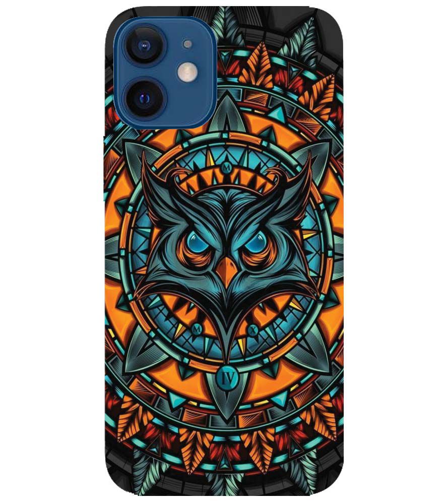 PS1338-Premium Owl Back Cover for Apple iPhone 12 Mini