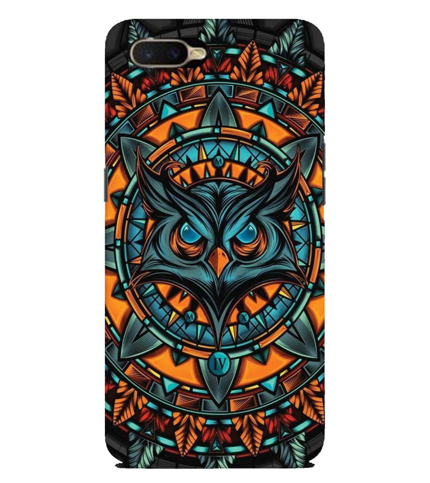 PS1338-Premium Owl Back Cover for Oppo K1