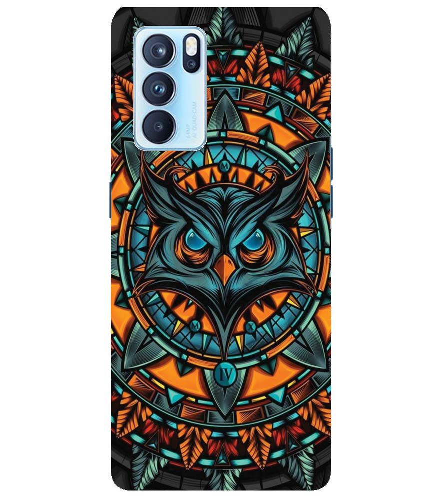 PS1338-Premium Owl Back Cover for Oppo Reno6 Pro 5G