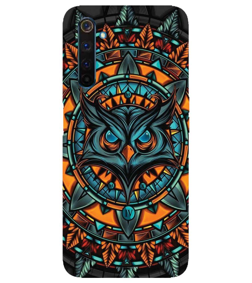 PS1338-Premium Owl Back Cover for Realme 6 Pro