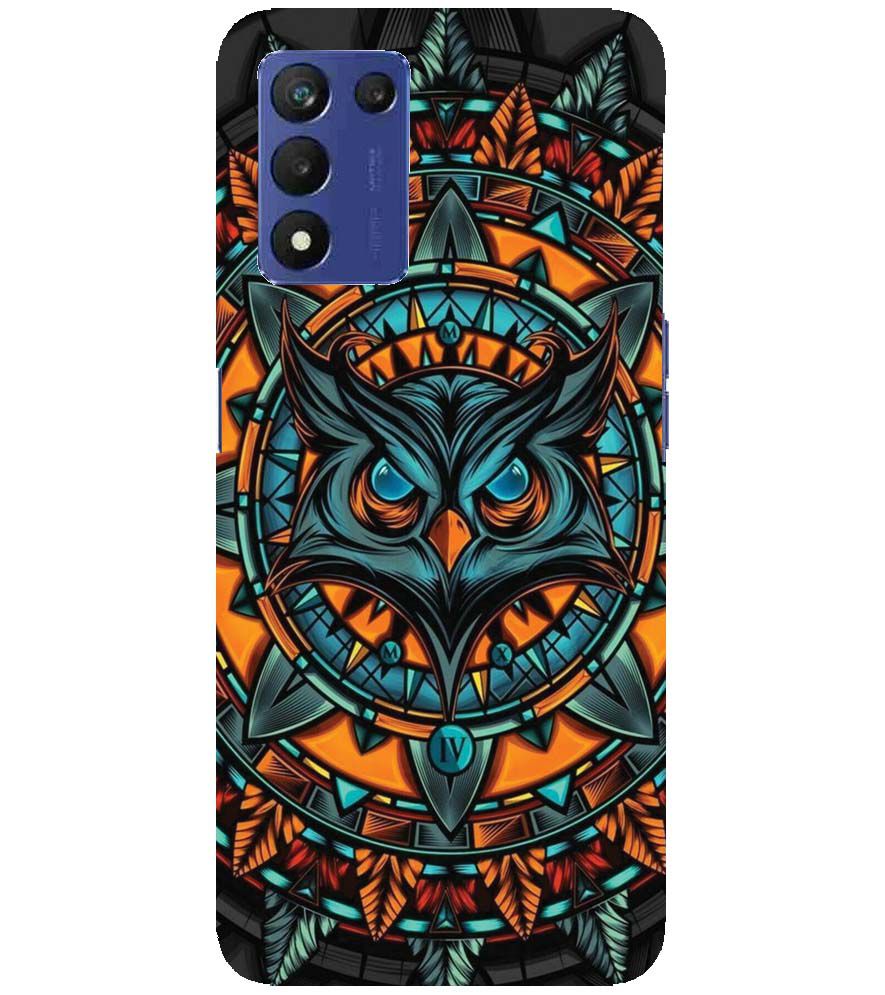 PS1338-Premium Owl Back Cover for Realme 9 5G Speed