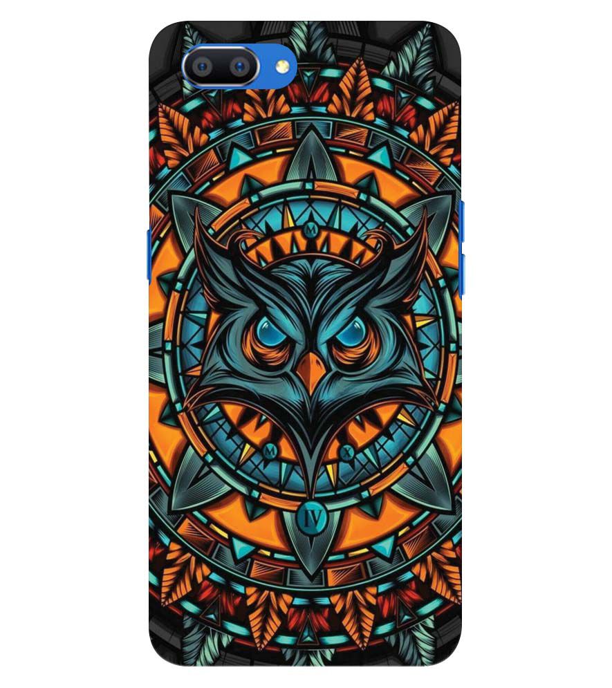 PS1338-Premium Owl Back Cover for Oppo Realme C1