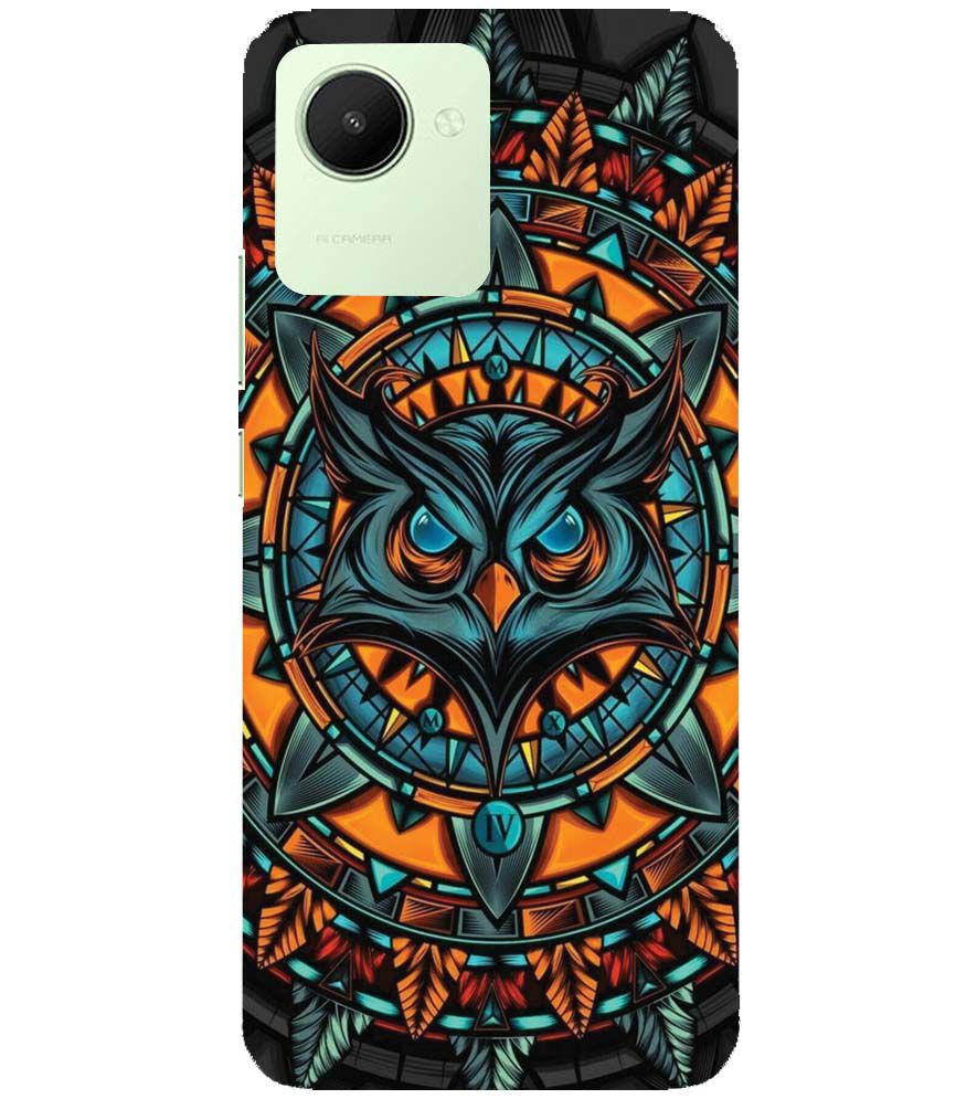 PS1338-Premium Owl Back Cover for Realme C30