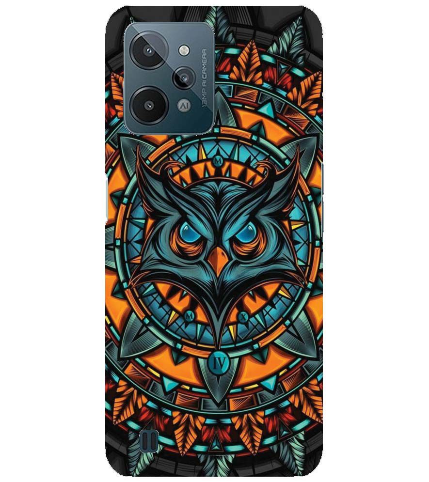 PS1338-Premium Owl Back Cover for Realme C31