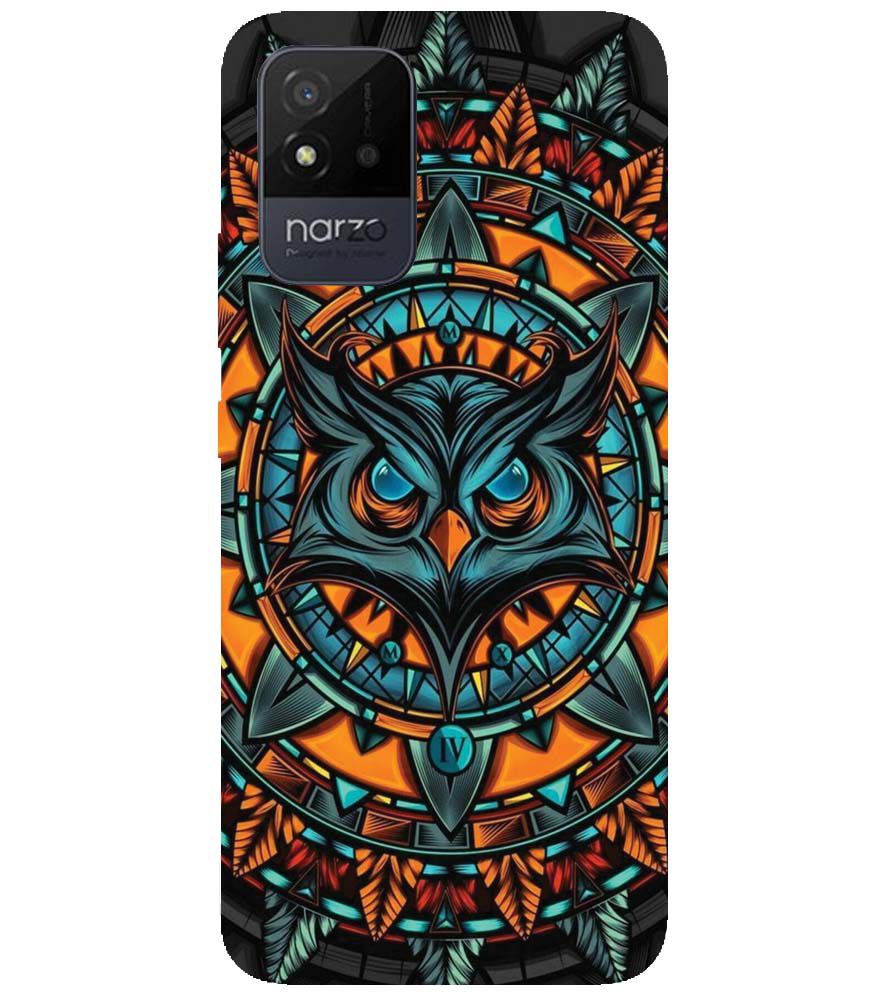 PS1338-Premium Owl Back Cover for Realme Narzo 50i