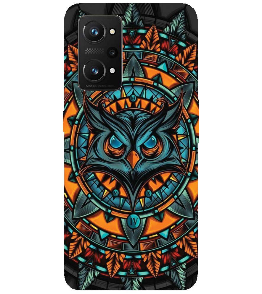 PS1338-Premium Owl Back Cover for Realme Q3 Pro 5G