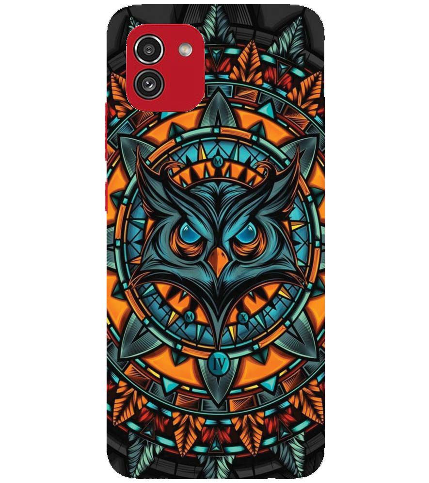 PS1338-Premium Owl Back Cover for Samsung Galaxy A03