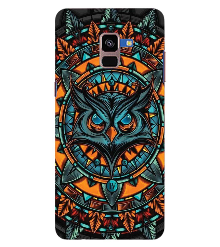 PS1338-Premium Owl Back Cover for Samsung Galaxy A8 Plus