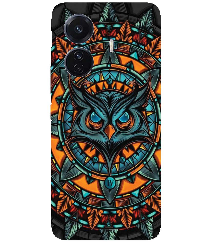 PS1338-Premium Owl Back Cover for vivo T1 Pro