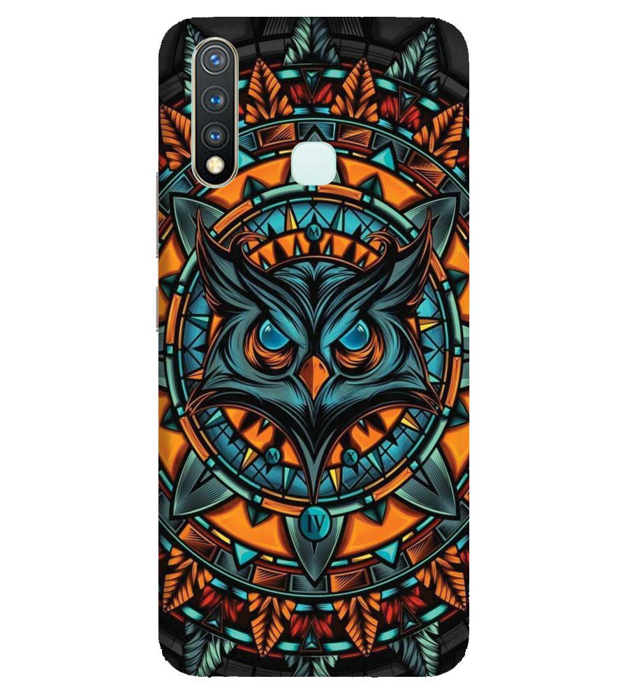 PS1338-Premium Owl Back Cover for Vivo U20