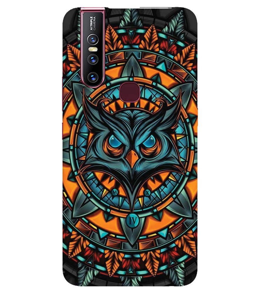 PS1338-Premium Owl Back Cover for Vivo V15