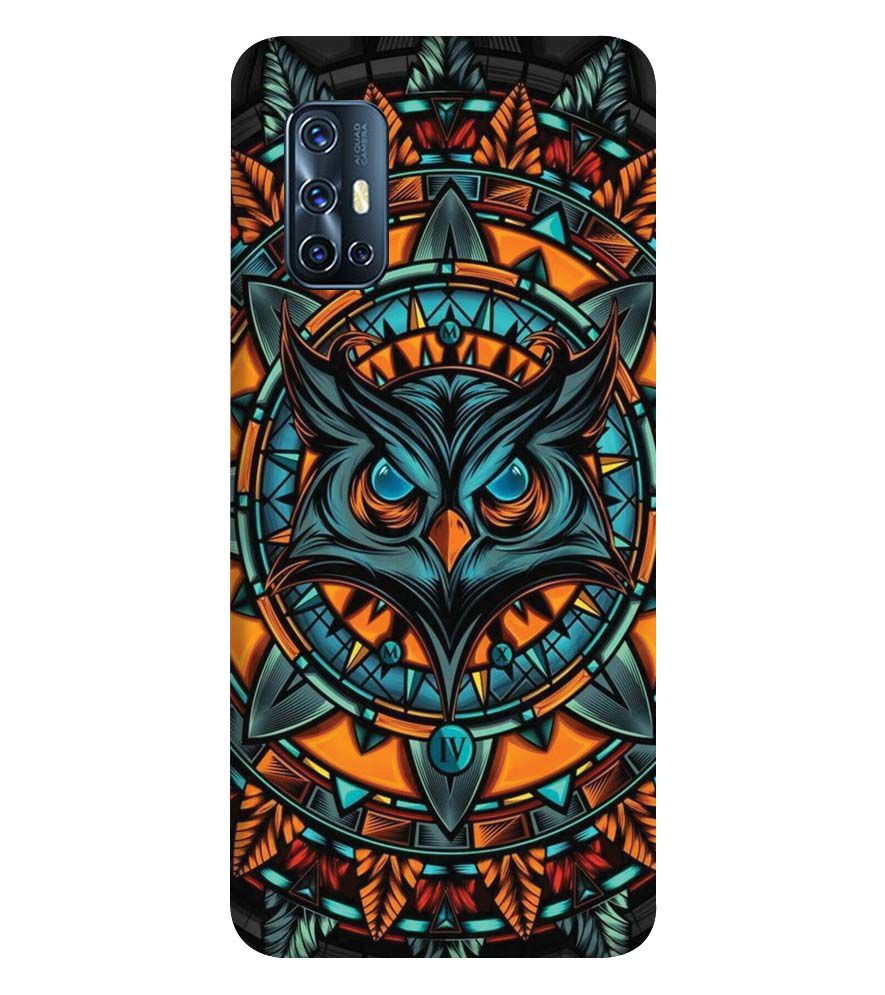 PS1338-Premium Owl Back Cover for Vivo V17