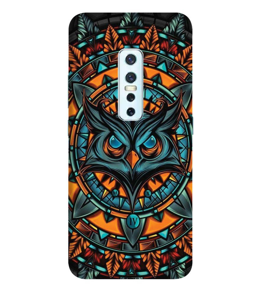 PS1338-Premium Owl Back Cover for Vivo V17 Pro