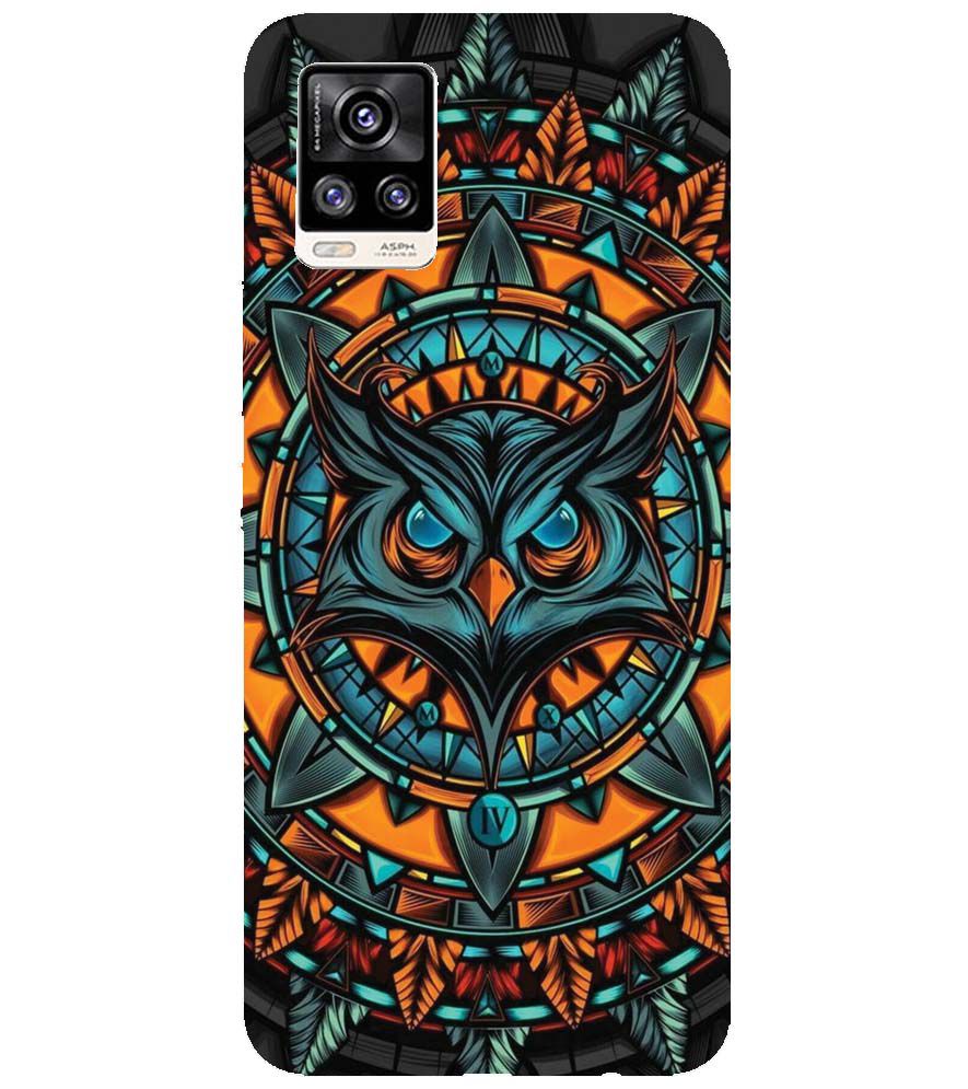 PS1338-Premium Owl Back Cover for vivo V20