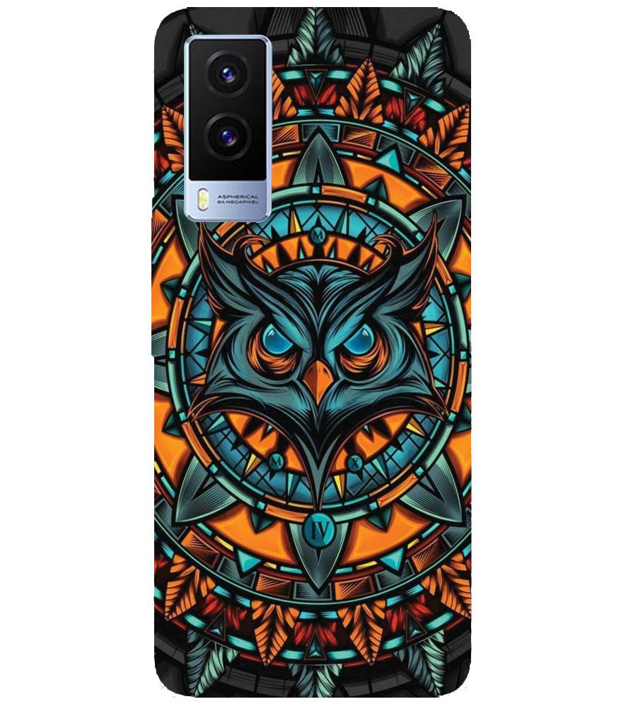 PS1338-Premium Owl Back Cover for Vivo V21e 5G